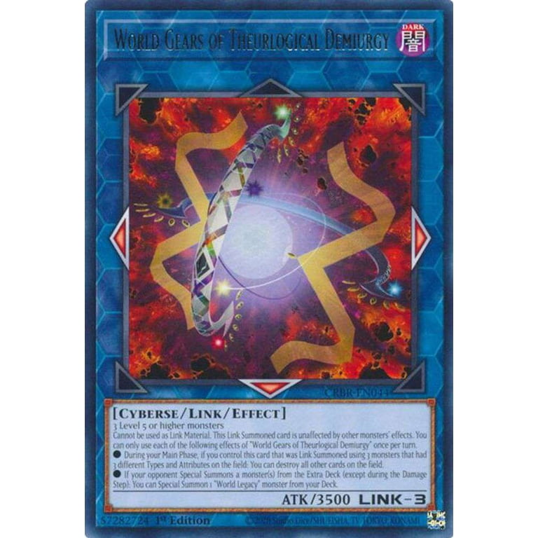 YuGiOh Crossover Breakers Rare World Gears of Theurlogical Demiurgy CRBR-EN044 - Walmart.com YuGiOh Crossover Breakers Rare World Gears of Theurlogical Demiurgy CRBR-EN044 - Walmart.com
