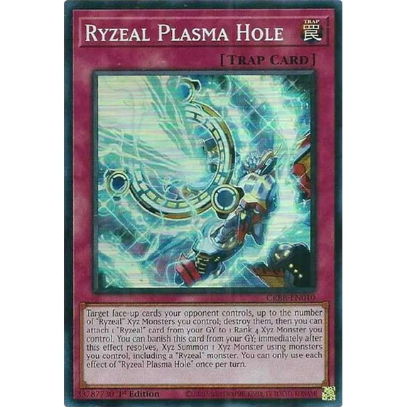 YuGiOh Crossover Breakers Super Rare Ryzeal Plasma Hole CRBR-EN010