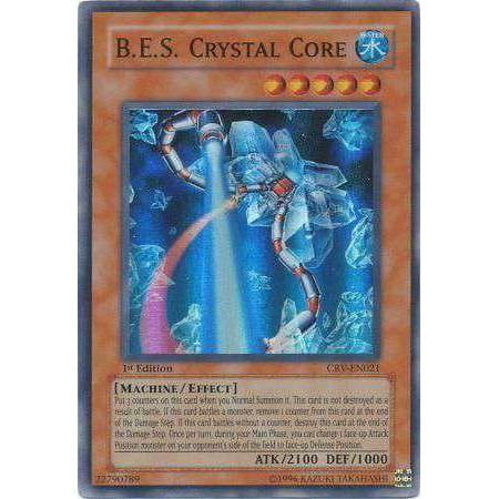 YuGiOh Cybernetic Revolution Super Rare B. E. S. Crystal Core CRV-EN021
