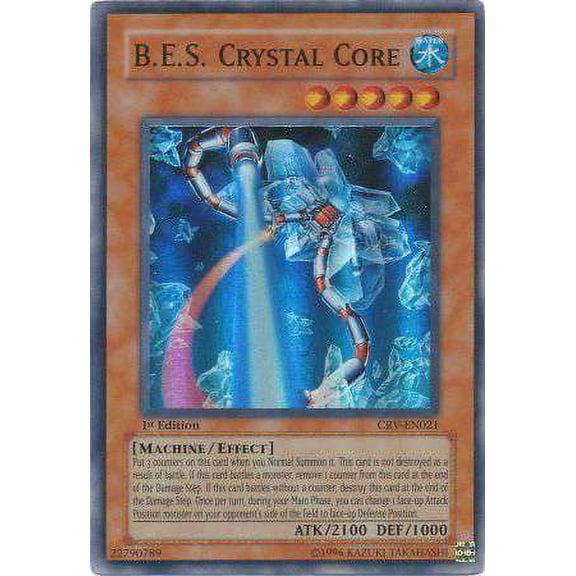 YuGiOh Cybernetic Revolution Super Rare B. E. S. Crystal Core CRV-EN021