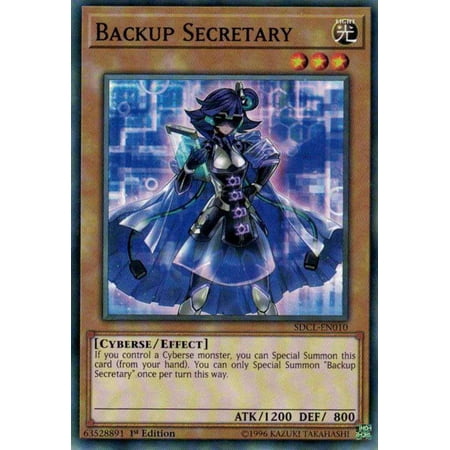 YuGiOh Cyberse Link Backup Secretary SDCL-EN010