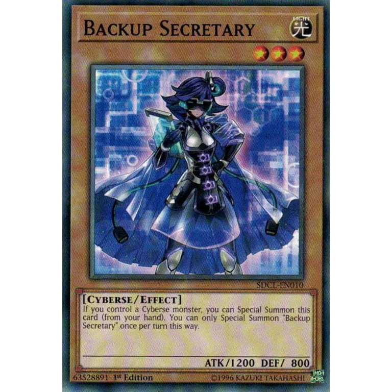 YuGiOh Cyberse Link Backup Secretary SDCL-EN010 - Walmart.com YuGiOh Cyberse Link Backup Secretary SDCL-EN010 - Walmart.com