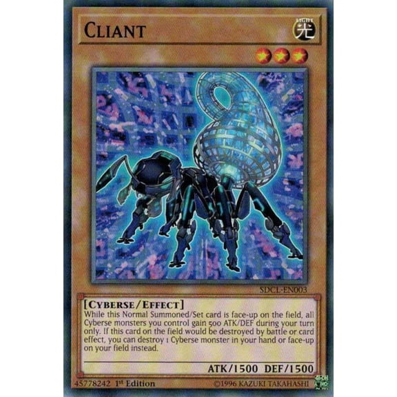 YuGiOh Cyberse Link Cliant SDCL-EN003