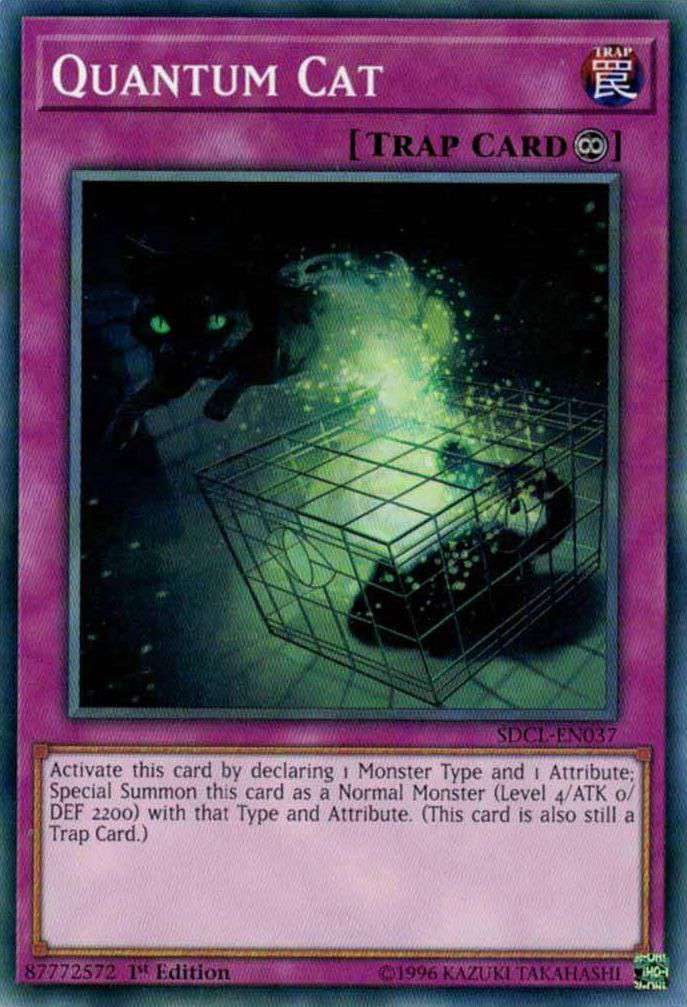 YuGiOh Cyberse Link Quantum Cat SDCL-EN037 - Walmart.com