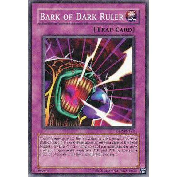 YuGiOh Dark Beginning 2 Common Bark of Dark Ruler DB2-EN132