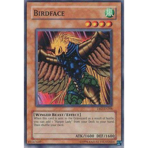 YuGiOh Dark Beginning 2 Common Birdface DB2-EN208