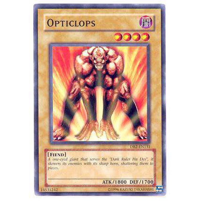YuGiOh Dark Beginning 2 Common Opticlops DB2-EN131
