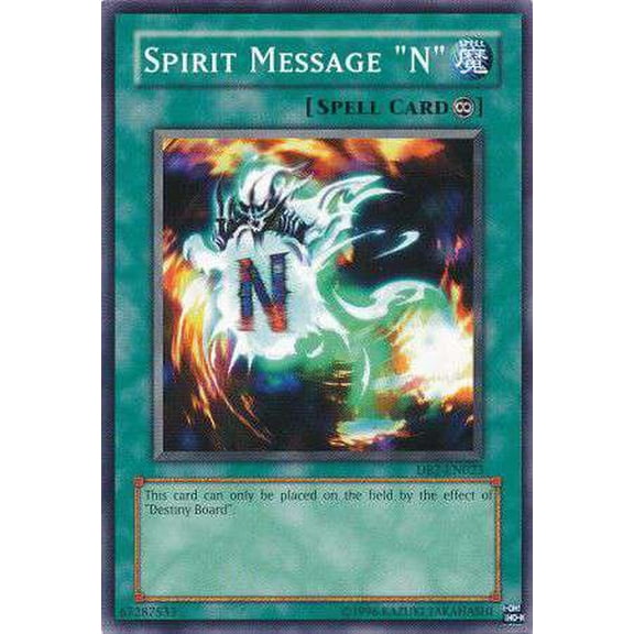 YuGiOh Dark Beginning 2 Common Spirit Message N DB2-EN023
