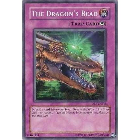 YuGiOh Dark Beginning 2 Common The Dragon's Bead DB2-EN158
