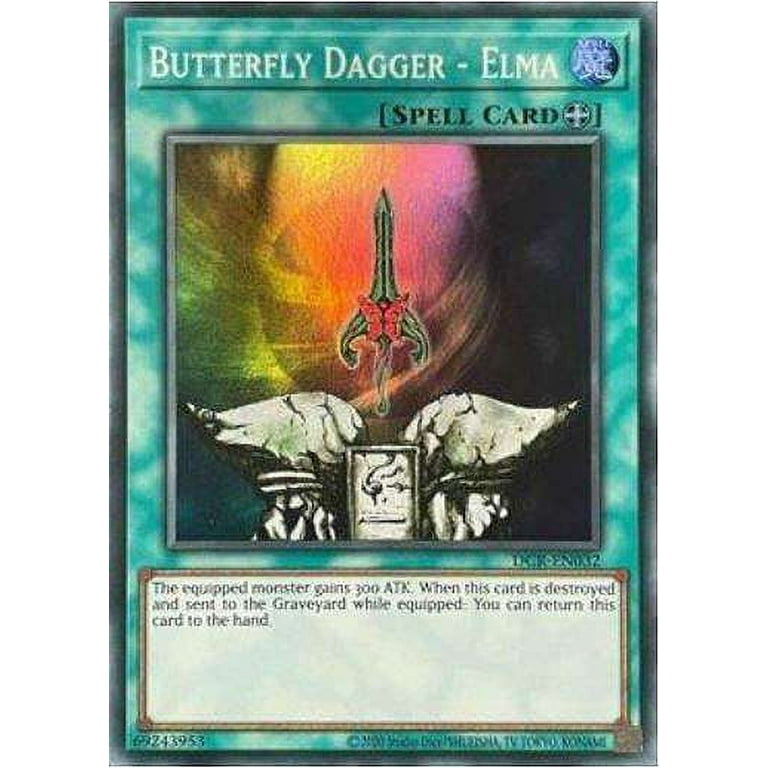YuGiOh Dark Cris 25th Anniversary Butterfly Dagger - Elma DCR-EN032 -  Walmart.com