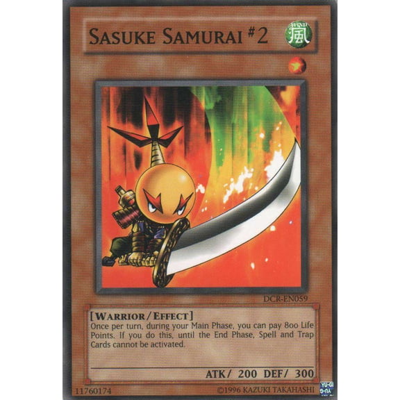 YuGiOh Dark Cris Sasuke Samurai #2 DCR-059