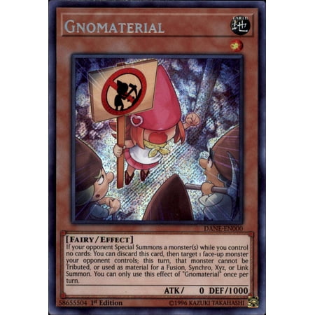 YuGiOh Dark Neostorm Secret Rare Gnomaterial DANE-EN000