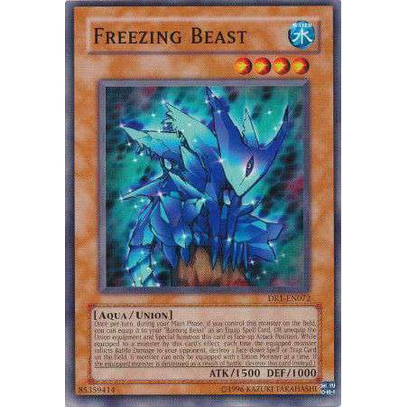 YuGiOh Dark Revelation 1 Common Freezing Beast DR1-EN072