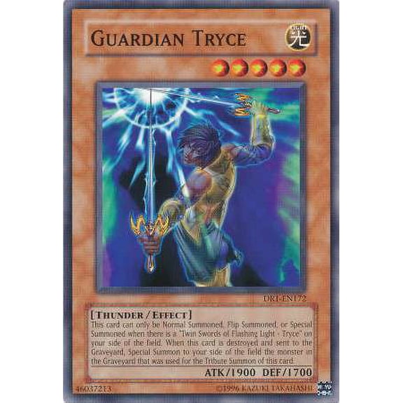 YuGiOh Dark Revelation 1 Common Guardian Tryce DR1-EN172