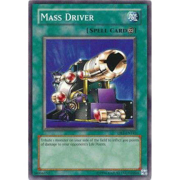 YuGiOh Dark Revelation 1 Common Mass Driver DR1-EN143