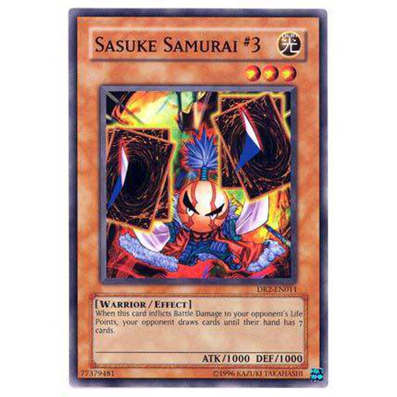 YuGiOh Dark Revelation 2 Common Sasuke Samurai 3 DR2-EN011