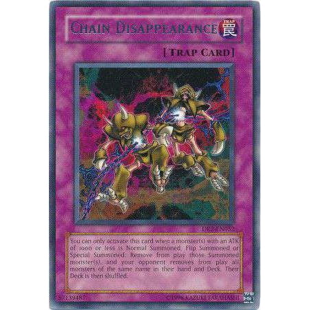 YuGiOh Dark Revelation 2 Rare Chain Disappearance DR2-EN052
