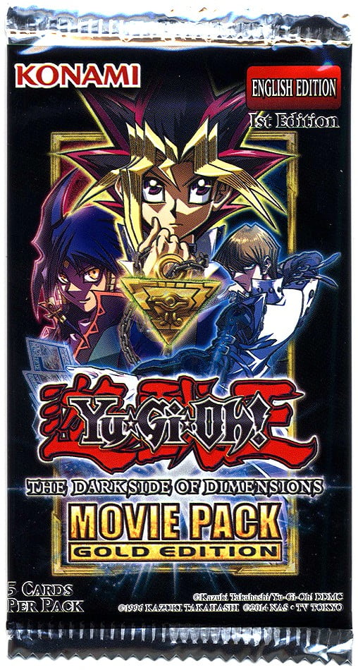 YuGiOh Dark Side of Dimensions Movie Pack Gold Edition Booster