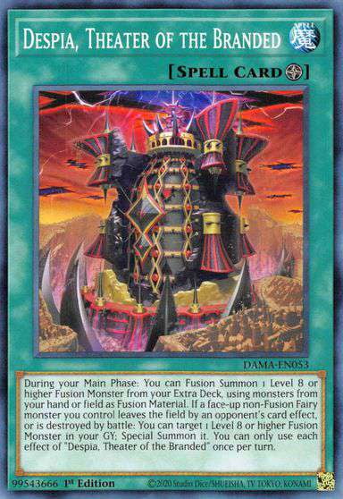 YuGiOh Dawn of Majesty Common Despia, Theater of the Branded DAMA-EN053 - Walmart.com YuGiOh Dawn of Majesty Common Despia, Theater of the Branded DAMA-EN053 - Walmart.com