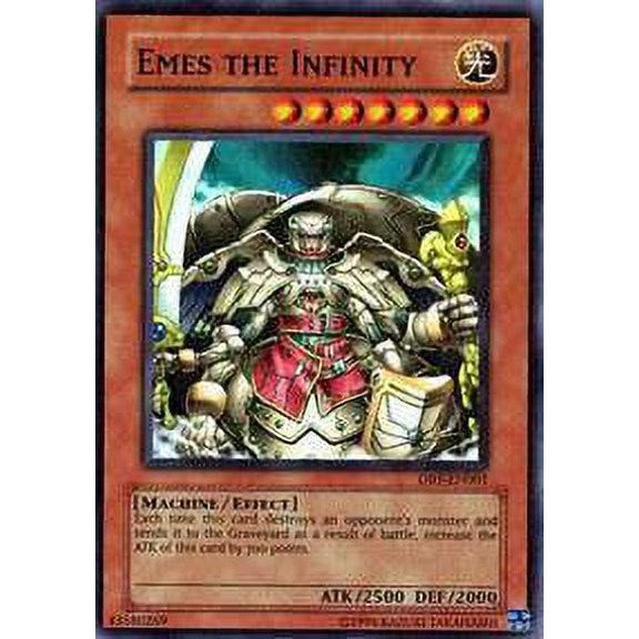 YuGiOh Destiny Board Traveler Emes the Infinity DBT-EN001