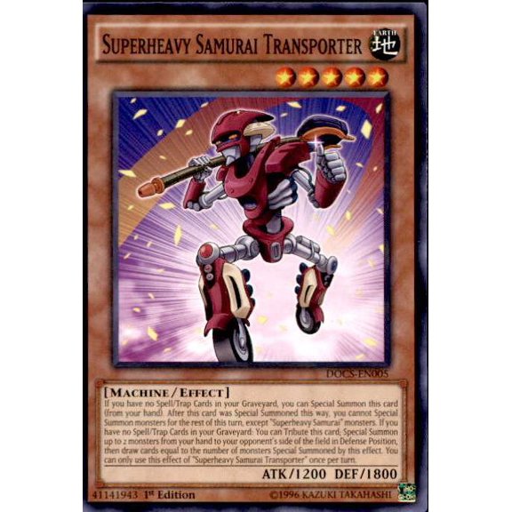 YuGiOh Dimension of Chaos Common Superheavy Samurai Transporter DOCS-EN005
