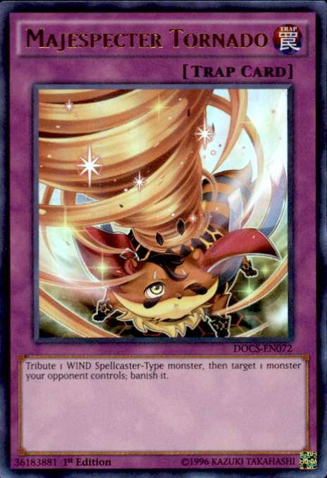yugioh majespecter cards PHNI-EN049 - Draco - Ryu - Quarter Century Secret Rare then target 1 monster your opponent controls Majespecter Wind - Phantom Nightmare