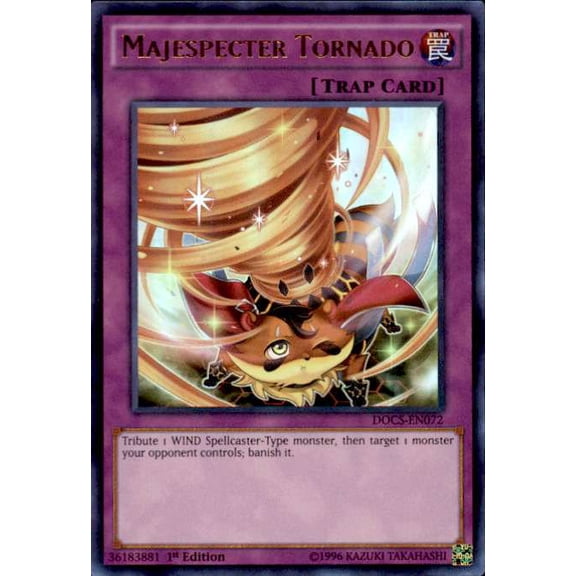 YuGiOh Dimension of Chaos Ultra Rare Majespecter Tornado DOCS-EN072