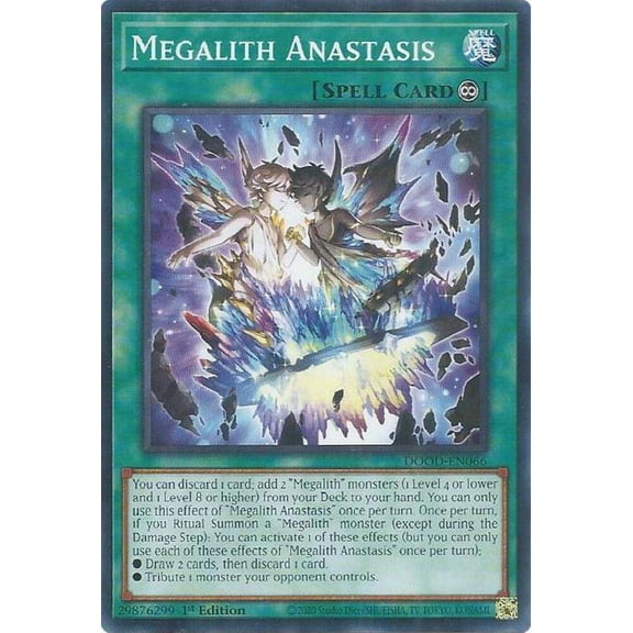 YuGiOh Doom of Dimensions Common Megalith Anastasis DOOD-EN066