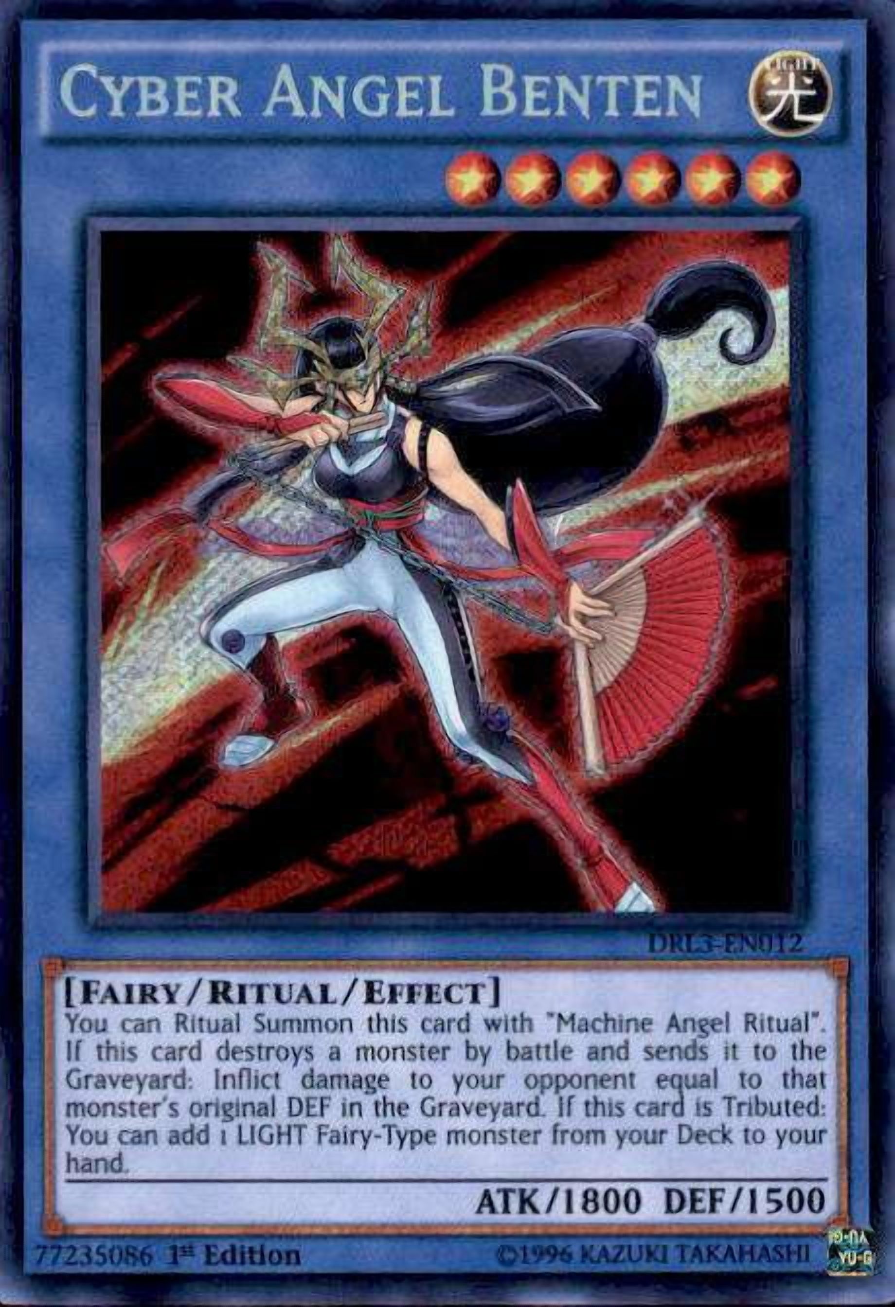 YuGiOh Dragons of Legend: Unleashed Secret Rare Cyber Angel Benten