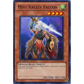 YuGiOh Dragunity Legion Structure Deck Common Mist Valley Falcon SDDL-EN012