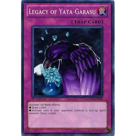 YuGiOh Dragunity Legion Structure Deck Common Legacy of Yata-Garasu SDDL-EN033