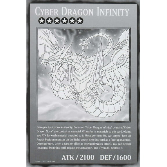 YuGiOh Duel Overload Promo Cyber Dragon Infinity (Oversized)