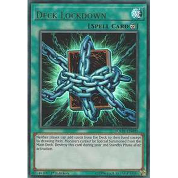 YuGiOh Duel Overload Ultra Rare Deck Lockdown DUOV-EN090
