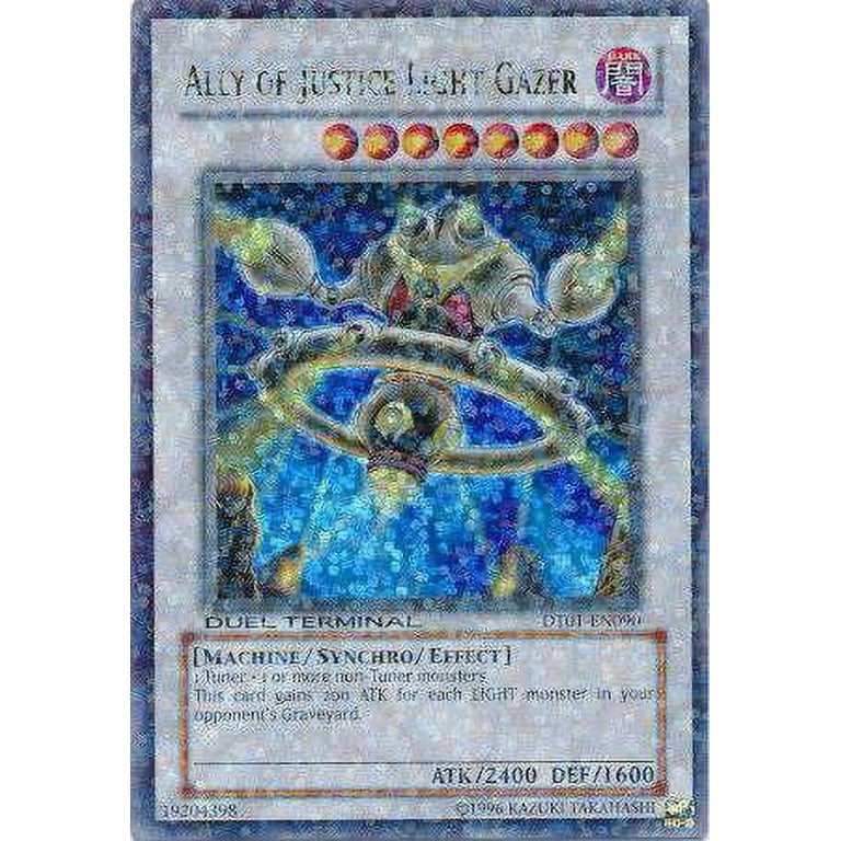YuGiOh Duel Terminal 1 Parallel Rare Ally of Justice Light Gazer DT01-EN090  - Walmart.com
