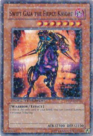 YuGiOh Duel Terminal 1 Parallel Rare Swift Gaia the Fierce Knight  DT01-EN056 - Walmart.com