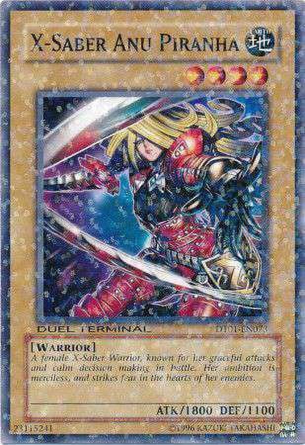 YuGiOh Duel Terminal 1 Parallel Rare X-Saber Anu Piranha DT01-EN073 -  Walmart.com