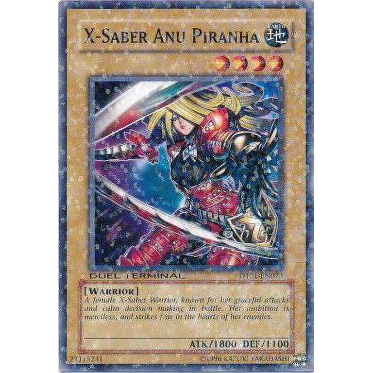 yugioh duel terminal cards YuGiOh Duel Terminal 1 Parallel Rare X-Saber Anu Piranha Dt01-en073