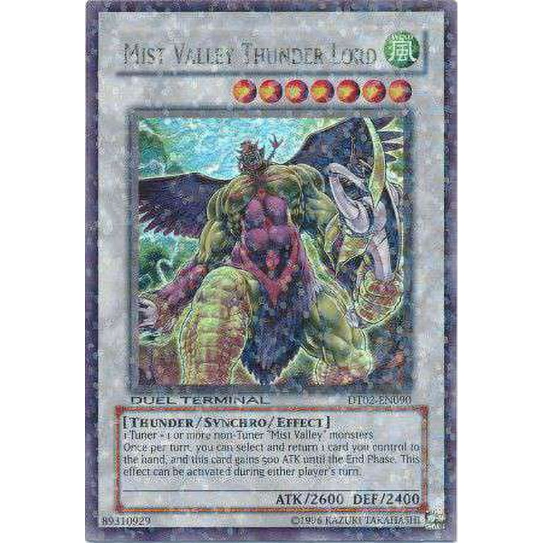 YuGiOh Duel Terminal 2 Parallel Rare Mist Valley Thunder Lord DT02-EN090 -  Walmart.com
