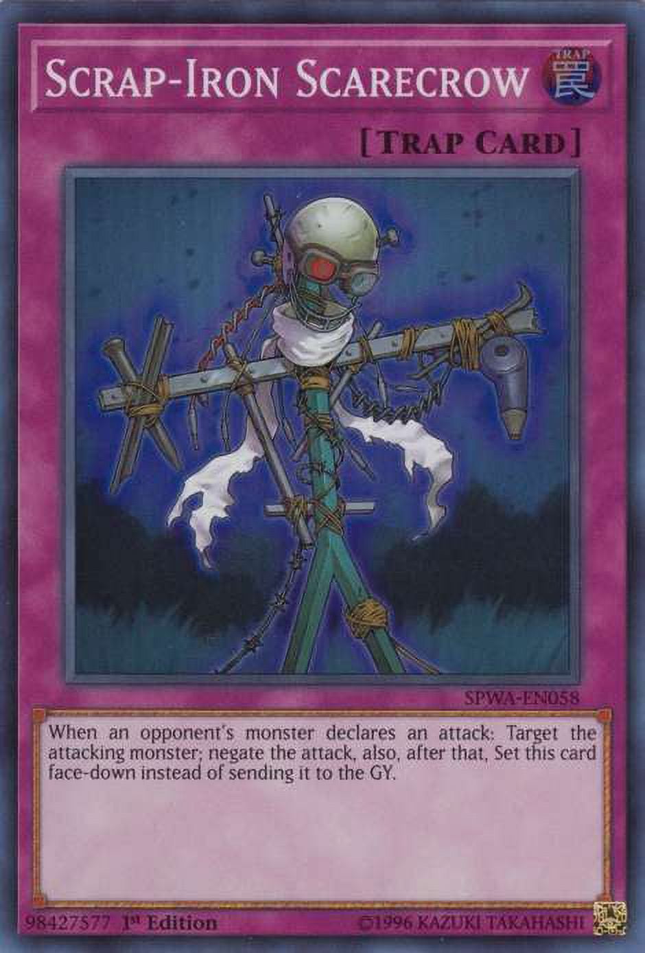 YuGiOh Duel Terminal 7 Normal Parallel Rare Scrap-Iron Scarecrow DT07-EN046  - Walmart.com