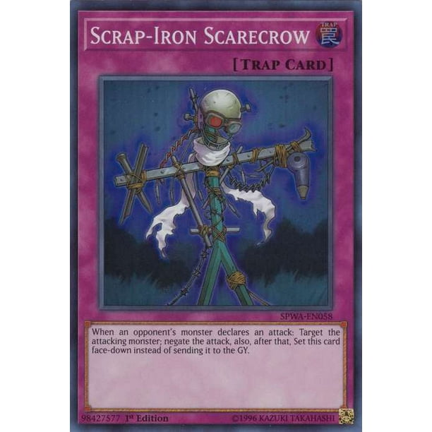 scarecrow yugioh card YuGiOh Duel Terminal 7 Normal Parallel Rare Scrap-Iron Scarecrow DT07-EN046
