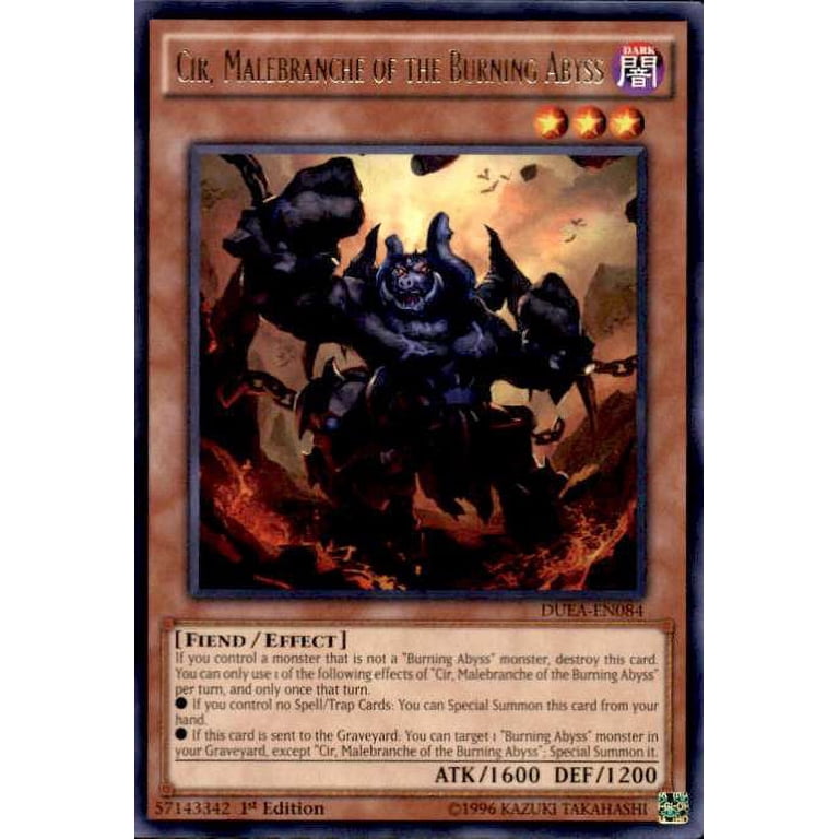 yugioh new burning abyss cards Calcab, Malebranche of the Burning Abyss - NECH-EN084 Rare main image 0