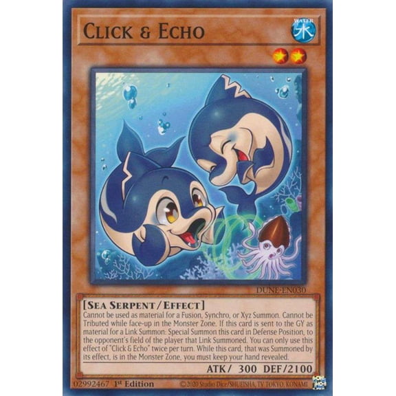 YuGiOh Duelist Nexus Common Click & Echo DUNE-EN030
