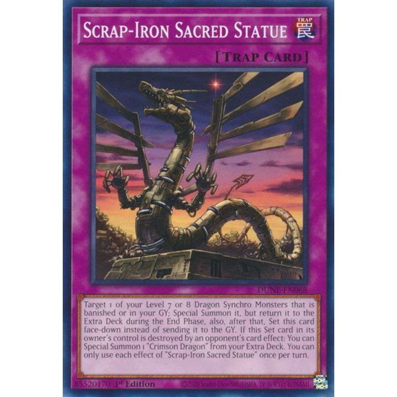 YuGiOh Duelist Nexus Common Scrap-Iron Sacred Statue DUNE-EN068