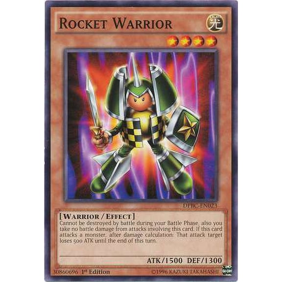 YuGiOh Duelist Pack Battle City Common Rocket Warrior DPBC-EN023