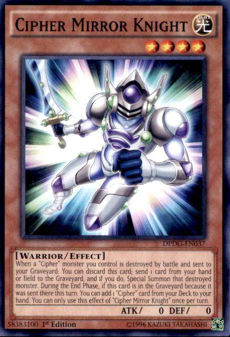 YuGiOh Duelist Pack: Dimensional Guardians Cipher Mirror Knight DPDG-EN037  - Walmart.com