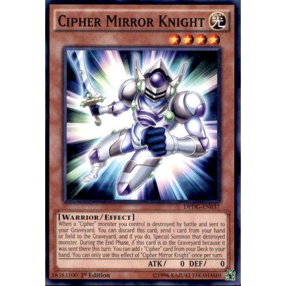 YuGiOh Duelist Pack: Dimensional Guardians Cipher Mirror Knight DPDG-EN037