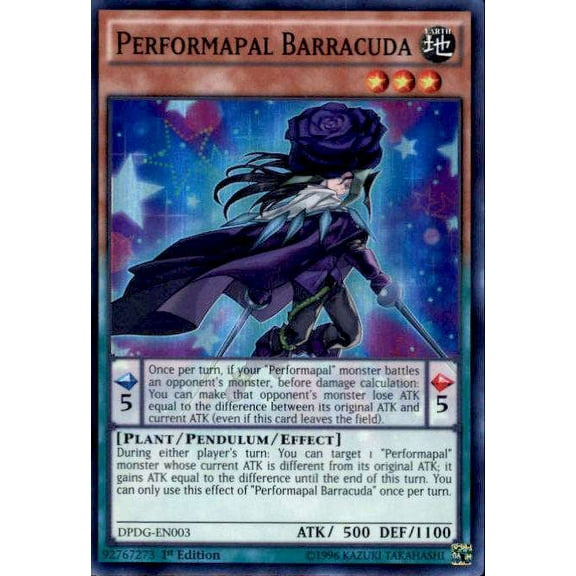 YuGiOh Duelist Pack: Dimensional Guardians Performapal Barracuda DPDG-EN003