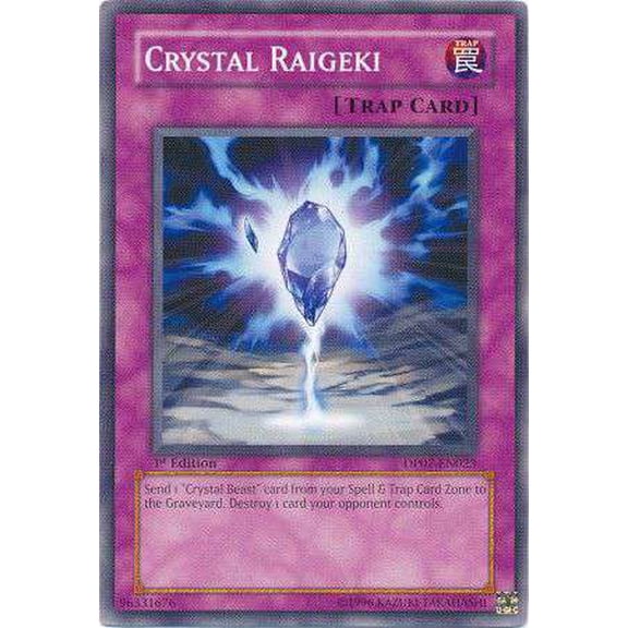 YuGiOh Duelist Pack Jesse Anderson Common Crystal Raigeki DP07-EN023