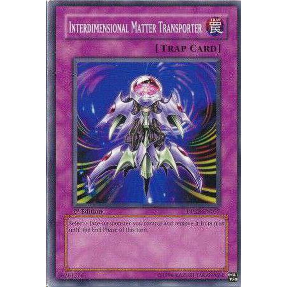 YuGiOh Duelist Pack Kaiba Common Interdimensional Matter Transporter DPKB-EN037