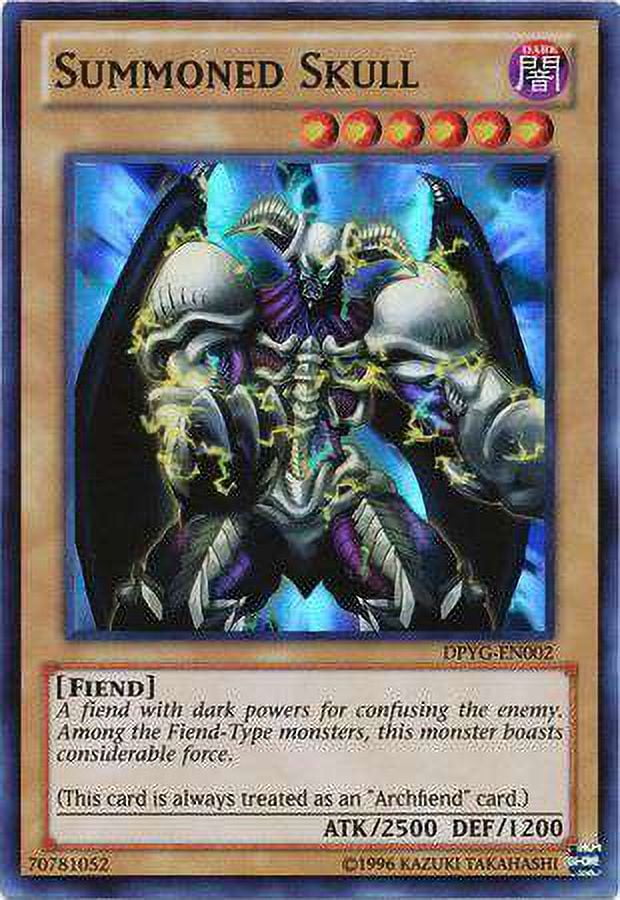 YuGiOh Duelist Pack Yugi Super Rare Summoned Skull DPYG-EN002